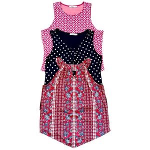 Ricki’s Patterned Sleeveless Tank Top Lot Size Large